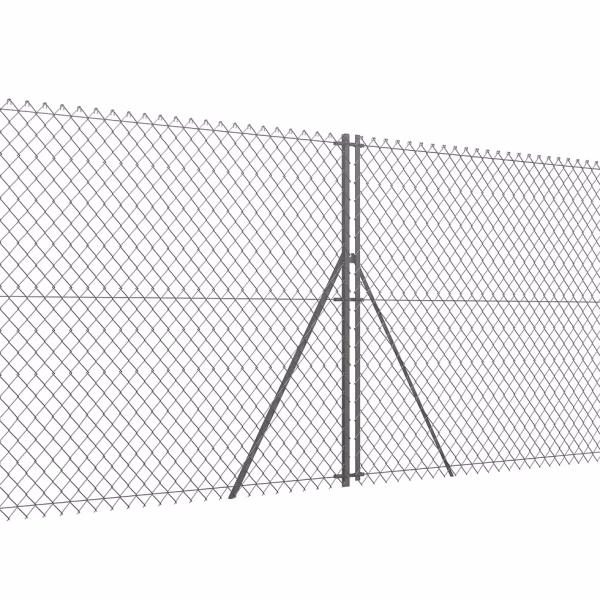 Chain Link Angle Post- 4' / 5' / 6' / 7' /  8' / 9' / 10'