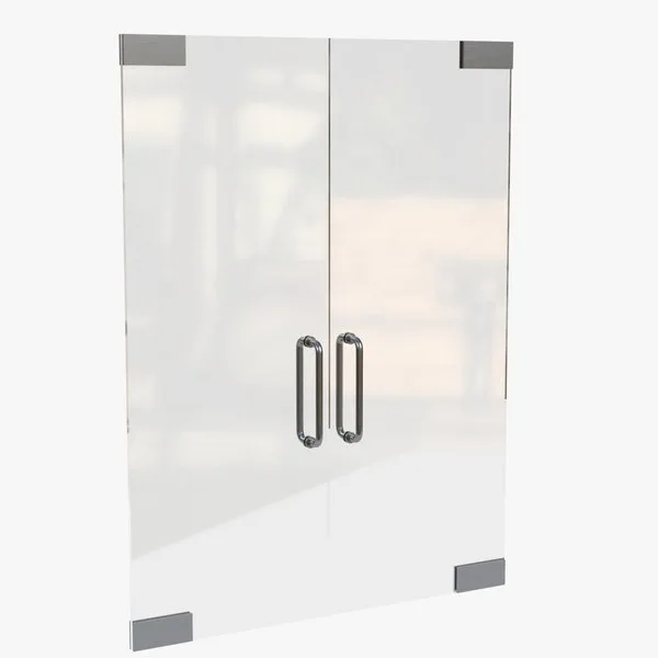 Tempered glass aluminium door for office and commercial use Malaysia