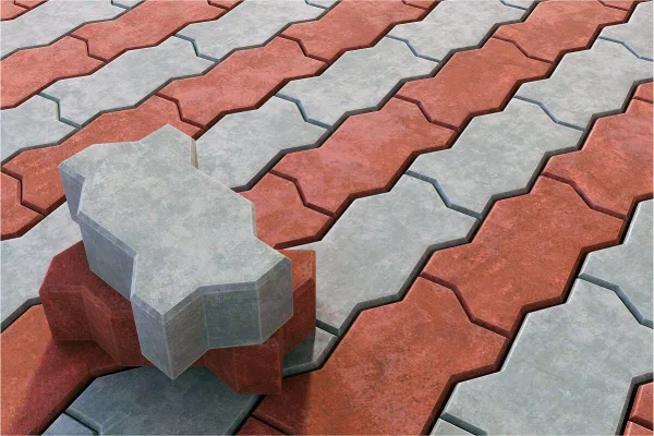 Interlocking paver bricks Malaysia for walkway and outdoor flooring