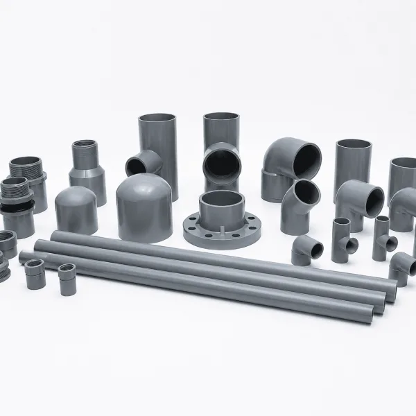 Grey PVC Pipe 6 Meter supplied by trusted PVC Pipe Supplier Malaysia for plumbing drainage and construction use